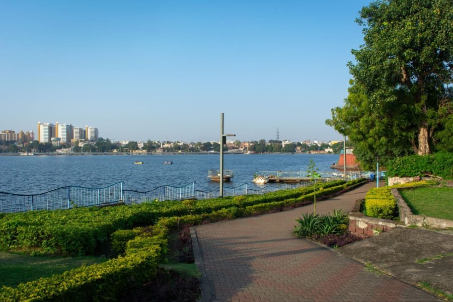 Beautiful view of Upper lake, Bhopal, Madhya Pradesh