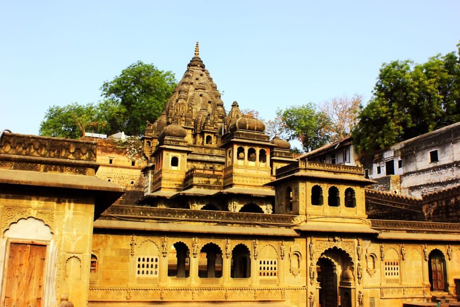 Ahilya fort in Maheshwar, India